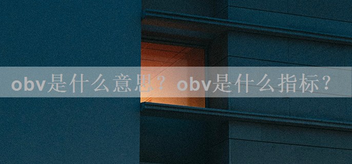 obv是什么意思？obv是什么指标？